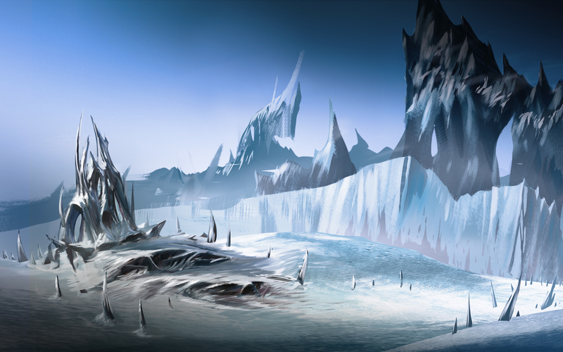 Illustration for article titled These Wallpapers of Icy Planets Are Perfect for Winter Escapism